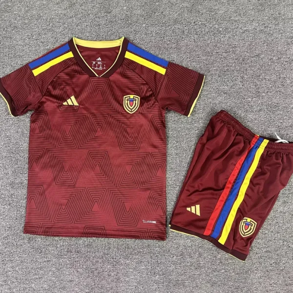 2026-27 Venezuela Home Kids Soccer Jersey