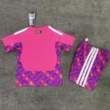2026-27 Mexico Pink Goalkeeper Kids Soccer Jersey