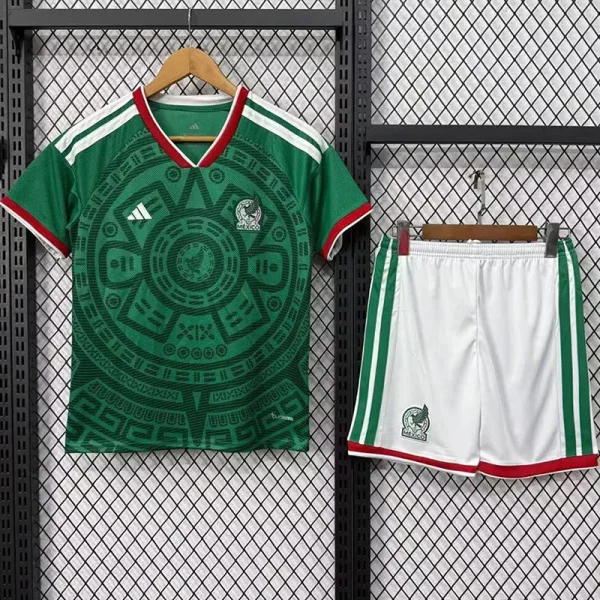 2026-27 Mexico Home Kids Soccer Jersey