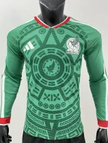 2026-27 Mexico Home Long Sleeve Player Version Soccer Jersey (长袖球员)