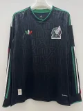 2025-26 Mexico Black Long Sleeve Training shirts (长袖)(三色叶)
