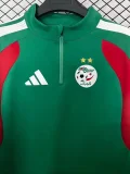 2025-26 Algeria Green Half Pull Sportswear Top #半拉上衣