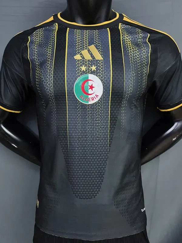 2026-27 Algeria Black Player Version Training shirts (金边)