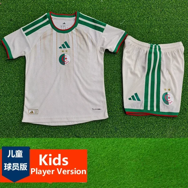 2026-27 Algeria Home Kids Player Version Soccer Jersey (球员童装)