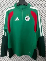 2025-26 Algeria Green Half Pull Sportswear Top #半拉上衣
