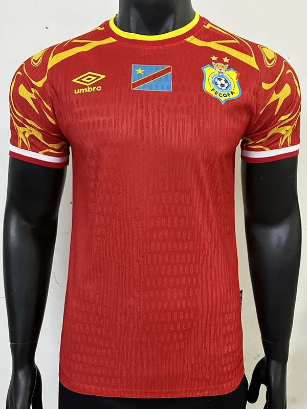 2026-27 DR Congo Red Player Version Soccer Jersey