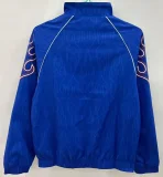 1998 Japan Anime Edition Blue & White Retro Double Sided Windbreaker (双面风衣)