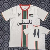 2025-26 Palestina White Special Edition Training shirts 阿拉伯文版