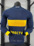 2025-26 Boca Juniors Home Long Sleeve Player VersionSoccer Jersey(长袖球员)