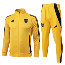 25-26 Boca Juniors Yellow Jacket Tracksuit #A2595
