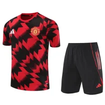 2025-26 Man Utd Red black Training Short Suit