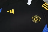 2025-26 Man Utd Black Training Short Suit