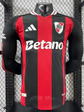 2025-26 River Plate Away Long Sleeve Player VersionSoccer Jersey(长袖球员)