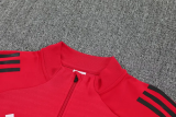 25-26 River Plate Red Half Pull Tracksuit (半拉链)