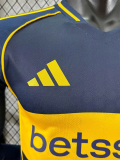 2025-26 Boca Juniors Home Long Sleeve Player VersionSoccer Jersey(长袖球员)