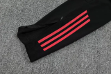 25-26 River Plate Black Half Pull Tracksuit (半拉链)