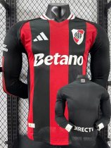 2025-26 River Plate Away Long Sleeve Player VersionSoccer Jersey(长袖球员)