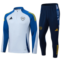 25-26 Boca Juniors Grey Half Pull Tracksuit (半拉链)
