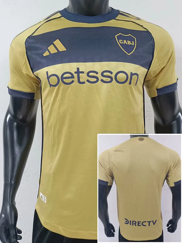 25-26 Boca Juniors Away Player Version Soccer Jersey