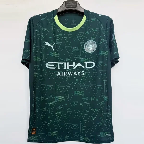 2025-26 Man City Fourth 1:1 Fans Soccer Jersey
