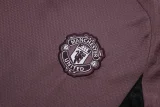 2025-26 Man Utd Grey purple Training Short Suit #D25126