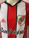 2003-2004 River Plate Away Retro Soccer Jersey (Double Layer)