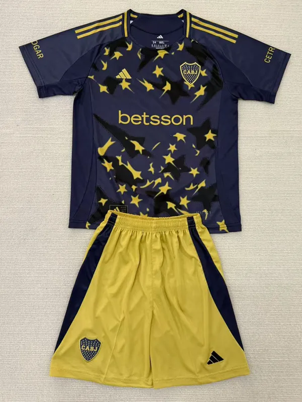 25-26 Boca Juniors Third Kids Soccer Jersey