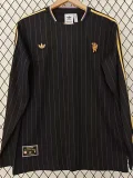 2025-26 Man Utd Black Casual Edition Long Sleeve Training