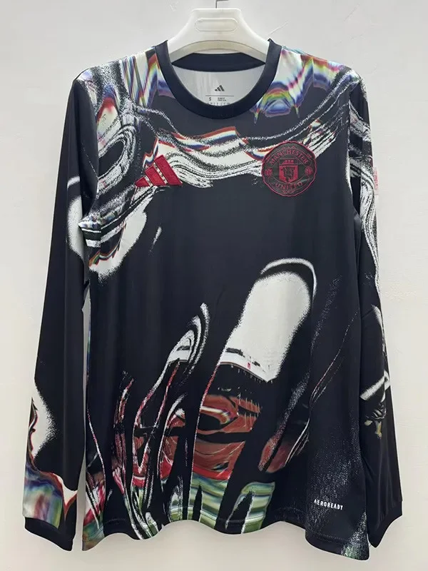 2025-26 Man Utd Black Special Edition Long Sleeve Training (长袖)
