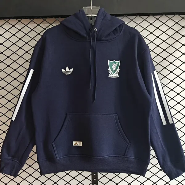 2025-26  Liverpool Royal blue Hoody 宝蓝色(加绒)