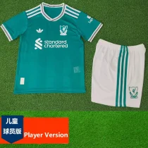 25-26 Liverpool Third Kids Player Version Soccer Jersey (球员童装)