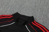 2025-26  Liverpool Black Half Pull Tracksuit (半拉链)