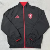 2025-26 Liverpool Red & Black Double Sided Windbreaker (双面风衣)