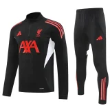 2025-26  Liverpool Black Half Pull Tracksuit (半拉链)