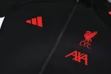 2025/26 Liverpool Black Jacket Tracksuit