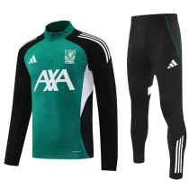 2025-26  Liverpool Green Half Pull Tracksuit (半拉链)