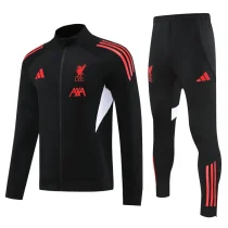 2025/26 Liverpool Black Jacket Tracksuit