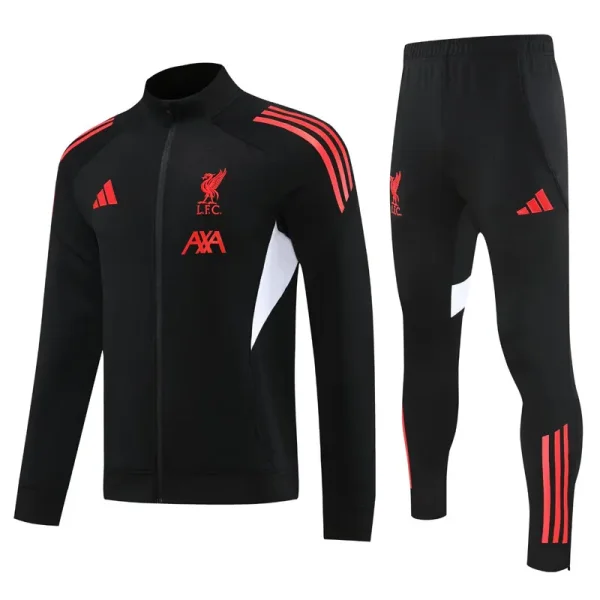 2025/26 Liverpool Black Jacket Tracksuit