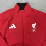 2025-26 Liverpool Red & Black Double Sided Windbreaker (双面风衣)