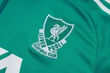 2025-26  Liverpool Green Half Pull Tracksuit #B25138(半拉链)