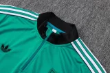 2025-26  Liverpool Green Half Pull Tracksuit #B25132(半拉链)