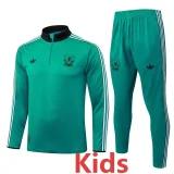 2025-26  Liverpool Green Kids Half Pull Tracksuit #E25199(童装)(半拉链)