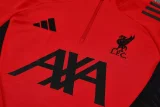 2025-26  Liverpool Red Half Pull Tracksuit (半拉链)