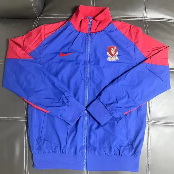 2025-26  Liverpool Blue Red Windbreaker