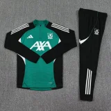 2025-26  Liverpool Green Half Pull Tracksuit (半拉链)