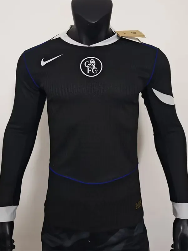 2025-26 Chelsea Third Long Sleeve Player Version Soccer Jersey (长袖球员)