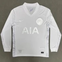 2025-26 Tottenham Hotspur  White Special Edition Long Sleeve Soccer Jersey (长袖)