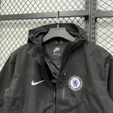 2025-26 Chelsea Black Outdoor Jackets #Y016冲锋衣