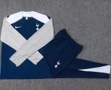 2025-26 Tottenham Hotspur Royal blue Kids Half Pull Tracksuit #E25184(童装)(半拉链)