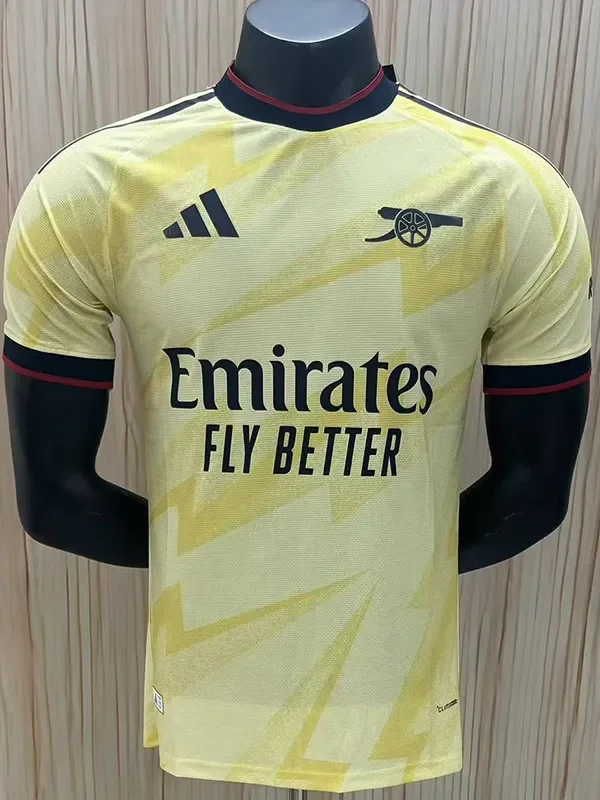 2025-26 Arsenal Yellow Special Edition Player Version Soccer Jersey